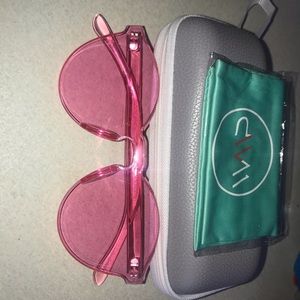 Selling pink sunglasses!